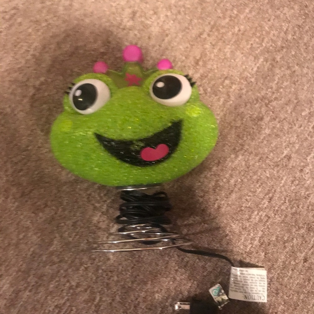 Light up frog. Used as night light